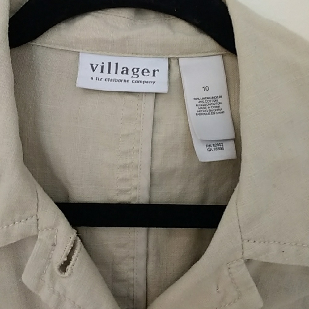 Linen blend jacket - Picture 2 of 3